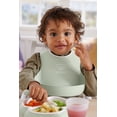 thumbnail image 2 of BabyBjorn Baby Bib 2-pack, Grey / Powder Green, 2 of 5