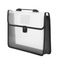 thumbnail image 1 of School savings Plastic Clear Envelopes With Buckle Expanding File Folders Letter/A4 Size Documents Organizer For School Home, 1 of 4