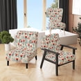 thumbnail image 1 of Designart « Dreamlike Moroccan Floral Fantasy II » Fauteuil d'Appoint Rembourré Rouge à Motif Floral - Fauteuil de Style Cottage pour Salon, 1 of 7