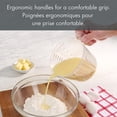 thumbnail image 4 of Mainstays 3-Piece Plastic Measuring Cup Set, Clear, with Pour Spouts and Space-Saving Design, 4 of 8