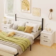 thumbnail image 4 of Costway 18.5" Farmhouse Nightstand with 2 Drawers Compact Size End Table for Living Room, 4 of 10