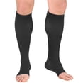 thumbnail image 1 of Truform Knee High Stockings, Open Toe: 20 - 30 mmHg, Charcoal, 3X-Large, 1 of 7