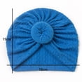 thumbnail image 2 of Turban Noué Élégant pour Tout-Petits Filles et Garçons Couvre-Chef Extensible Doux, 2 of 2