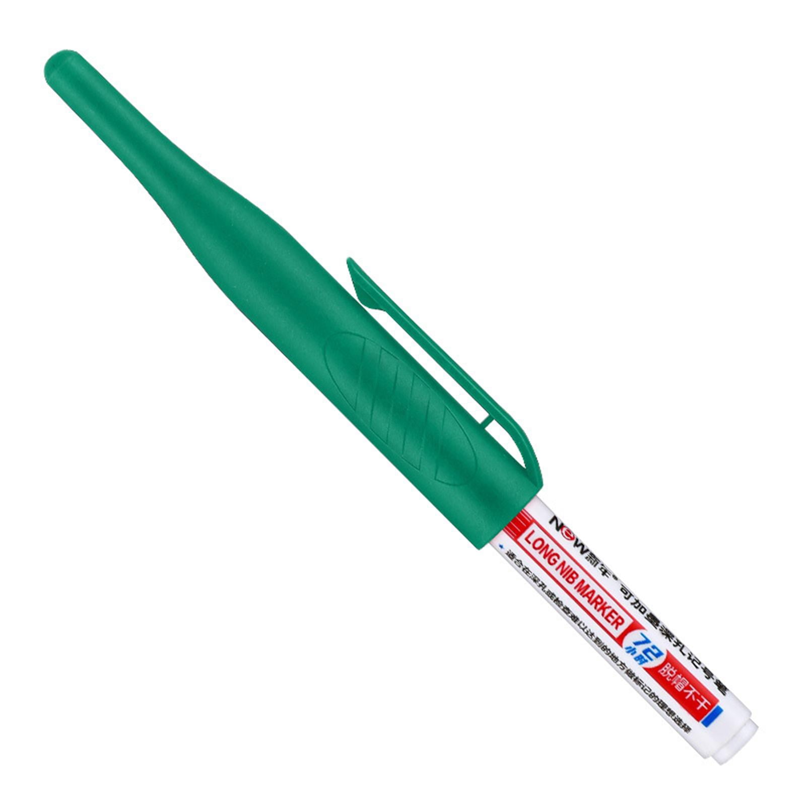 32cm Long Head Markers Pen Deep Hole Marker Pens Woodworking Plastic
