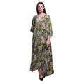 thumbnail image 1 of Bimba Kaftan Long de Plage à Fleurs pour Femmes, Tenue de Plage, Paréo de Bikini, Robe Maxi - S-L, 1 of 5