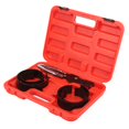 thumbnail image 2 of Piston Ring Compressor Set, 6 Band Size Engine Piston Ring Repair Tools Kit Impact Resistant High Strength Ratcheting Lock   For Car Maintenance, 2 of 8