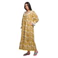 thumbnail image 2 of Moomaya Printed Nightdress For Ladies Cotton Ruffled Border Nursing Nightwear, 2 of 5
