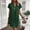 Style1-Green dresses for women, variant on Mceream Womens Summer Dresses Plus Size Short Sleeve V Neck Casual Loose Flowy Swing Shift Dresses A Line Ruffle Cute Casual Beach Party Fashion Beach Vacation Clothes Green XXXL