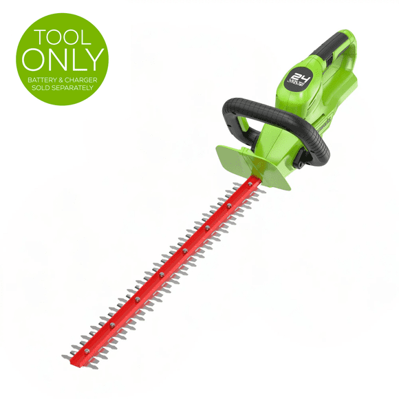 Greenworks Taille-Haies Sans Fil 24V 22 Pouces, Coupe au Laser, Outil Seulement