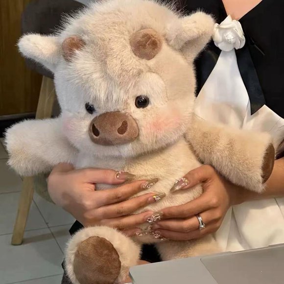 Jouet en Peluche Mini Cochon Run Run Piggy Huhu Poupée en Peluche Poupée Cochon Sauvage Jouet Célèbre Sanglier Internet