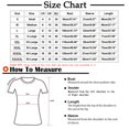 thumbnail image 3 of Pompotops Women Plus Size Short Sleeves V-Neck Print Blouse Pullover Tops Shirt, 3 of 8
