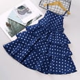 thumbnail image 2 of Ketyyh-chn99 Robe d'Été en Coton-Lin pour Tout-Petites Filles, Robe Sans Manches à Imprimés pour Tout-Petites Filles, Robes de Danse et de Fête, Vêtements pour 8-9 Ans, Bleu, 2 of 6
