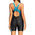 thumbnail image 3 of Charmo Women Boyleg One Piece Swimsuit Racerback Athletic Training Bathing Suit, 3 of 6
