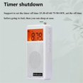 thumbnail image 3 of Mini Pocket FM AM Radio Orange Backlight LCD Display Radios, 3 of 5