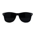 thumbnail image 3 of Classic Iconic Hipster Horn Rim Sunglasses Matte Black Shiny Arm, 3 of 4