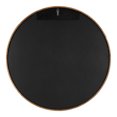 thumbnail image 4 of Kate and Laurel McLean Modern Farmhouse Wood Framed Round Wall Mirror, 34 Inch Diameter, Rustic Brown, Decorative Circle Wooden Mirror with Slim Frame and Modern Shape, 4 of 8