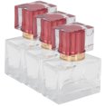 thumbnail image 1 of 3pcs Clear Refillable Perfume Bottles, 30ml Empty Glass Easy To Carry Perfume Dispenser  For Storing Perfumes/Essential Liquid/Liquid Red,Green,Purple, 1 of 8