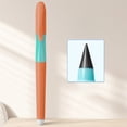 thumbnail image 2 of Orange No Sharpening Pencil With Eraser Eternal Pencil For Writing Drawing Durable Plastic Pencil With Replaceable Tip Beginner Practice Pencil For School Office 5.5 Inch Length, 2 of 6