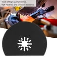 thumbnail image 2 of Oscillating Multitool Saw, Corrosion Resistance Practical Multitool Blade, High Hardness Durable 10PCS For Cut In Hard Materials Non-ferrous Metals, 2 of 8