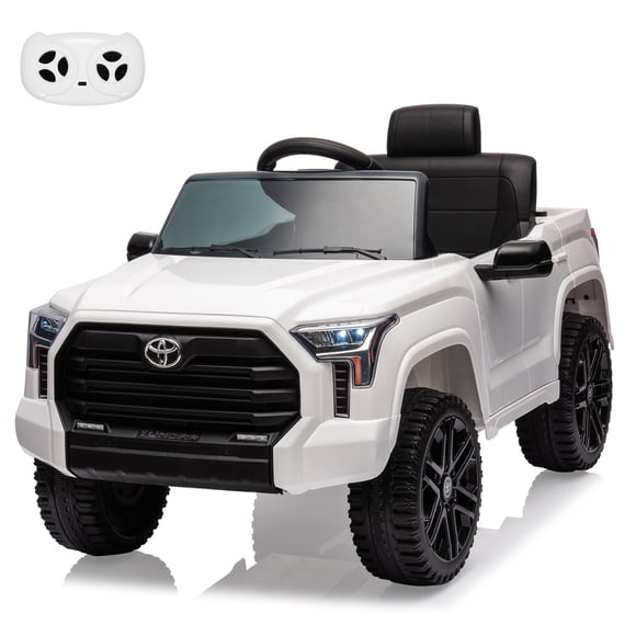 Camion pour Enfants Toyota Arctic Homologué 12 V - Voiture Électrique à Batterie avec Télécommande, Suspension Saison, Roues EVA, USB, Musique, Lumières DEL - Cadeau Parfait pour Garçons et Filles