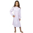 thumbnail image 1 of Lanz Girls' Nightgown Ruffle Granny Gown Long Sleeve Pajama, 1 of 6