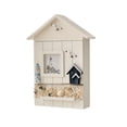 thumbnail image 1 of GUOOL Wall Wooden Key Storage Box Key Cabinet Handmade 29.5x5x22.5cm Decorative with 6 A, 1 of 9