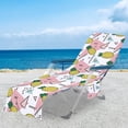 thumbnail image 1 of LSLJS Beach Chair Cover with Side Pockets, Microfiber Chaise Lounge Chair Towel Cover for Sun Lounger Pool Sunbathing Garden Beach Hotel, Easy To Carry Around, 1 of 6