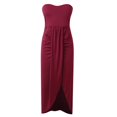 thumbnail image 4 of JIRNDf Robes de Printemps pour Femmes 2025 Tendance Plage Débardeur Sans Manches Ample Col Rond Robe Bohème Femme Ligne A RD2 TG, 4 of 7