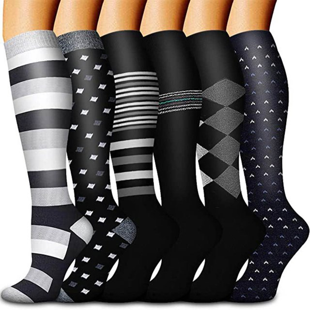 Long Winter Coat Knee High Socks for Women Sweat Absorbing