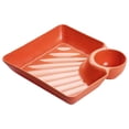thumbnail image 1 of kjfeif Multi-Purpose Food Serving Trays, Dumpling Plates and Chip Dip Set with Sauce Divider, SushiPlate for Home Kitchen, Party, and Entertaining, 1 of 8