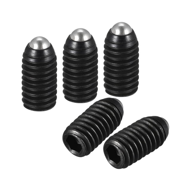 Unique Bargains Ball Point Set Screws, M4 x 8mm High Carbon Steel Metric Spring Hex Socket Grub Screw 20 Pack