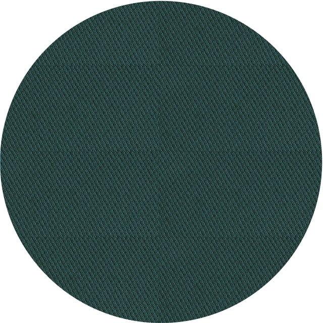 Ahgly Company Tapis d'Intérieur Lavable à la Machine, Carré, Transitionnel, Vert Sarcelle Profond, Tapis de Zone, 3 Pieds Carré