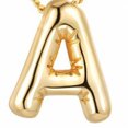 thumbnail image 2 of LYMAYTER Collier Pendentif Initial pour Femmes - Lettre Ballon, Ajustable-Cyclable, 2 of 7