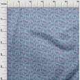 thumbnail image 3 of oneOone Coton Cambric Bleu Turquoise2 Tissu Imprimé Matière de Robe Tissu Imprimé Tissu au Mètre 56 Pouces de Large, 3 of 4