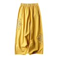 thumbnail image 1 of FNFYFH Liquidation Pantalon en Lin et Coton Doux pour Femme Ample, 1 of 2