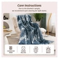 thumbnail image 4 of Rvkxad 200x230cm Blue Velvet Blanket, Winter Thick Conditioning Cover for Bed Sofa, Large Blanket, 4 of 6
