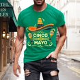 thumbnail image 3 of WEAIXIMIUNG Chandails de Dessous pour Hommes Col Ras du Cou Longs T-Shirt d'Été pour Hommes Mode Décontractée Imprimé, 3 of 5