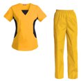 thumbnail image 1 of Women's Scrubs Set Scrub Top and Pants Scrubs Set, 1 of 3