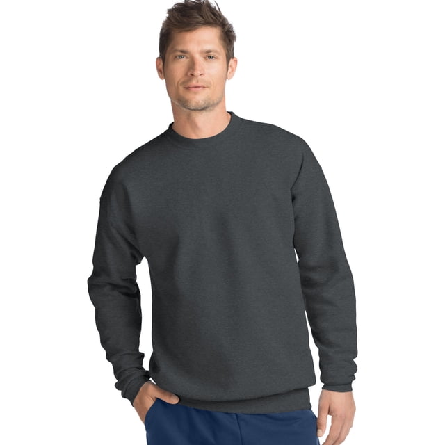 Hanes Chandail Molletonné à Col Rond ComfortBlend EcoSmart pour Hommes - Meilleur Vendeur, S