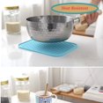 thumbnail image 2 of DAMAIE 2pcs Silicone Dish Drying Mat Mat Heat & Resistant Mat Easy Clean Dishwasher Safe Eco-Friendly, 2 of 3