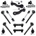 thumbnail image 2 of Detroit Axle - 4WD Front Ball Joints + Sway Bars + Tie Rods Suspension Kit Replacement for Chevy GMC K1500 K2500 Yukon Tahoe - 14pc Set, 2 of 4