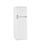 Unique 310L Marshmallow White Top Mount Refrigerator