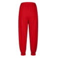 thumbnail image 4 of AherBiu Sweatpants Women High Waisted Fleece Solid Color Joggers with Pockets Fall Winter Loose Workout Running Gym Pants, 4 of 4