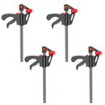 thumbnail image 3 of XZNGL 91mm Wood Working Bar F Clamp Clamps Grip Ratchet Quick Release Fixed 4PC, 3 of 8