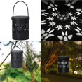 thumbnail image 4 of Solar Lawn Decorative Lamp Waterproof Wrought Iron LED Lamp LED Solar Landscape Lamp with Hollow Flower Pattern for Garden Yard Indoor, 4 of 9
