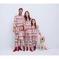 thumbnail image 2 of PatPat Pyjamas de Noël pour Hommes Pyjamas Assortis pour Couples Famille Imprimé Pain d'Épice Rouge Tenue de Nuit des Fêtes, 2 of 13