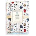 thumbnail image 2 of Vera Dizzy 100% Cotton Baby Car Seat Cover (Light Blue Doggie), 2 of 4