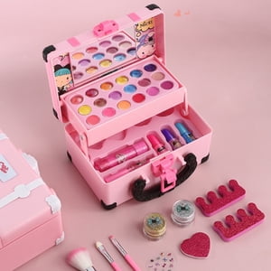 Filles Make Up Set Toys Pretend Play Cosmetic Bag Beauty Toy Makeup Tools Kit Enfants Pretend Jouets Play