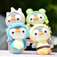 thumbnail image 1 of 4Pcs/Set Toy Innovative Lovely Soft Penguin Frog Animal Plush Doll for Gift, 1 of 9