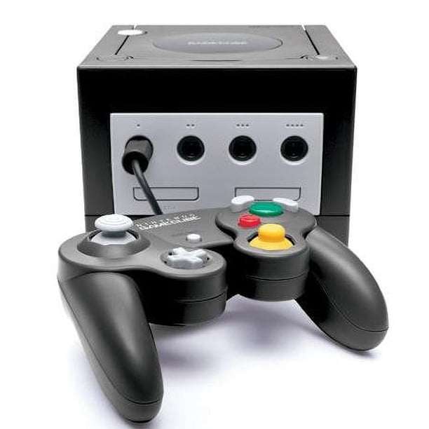 Restored Nintendo GameCube Console Jet Black with Controller and